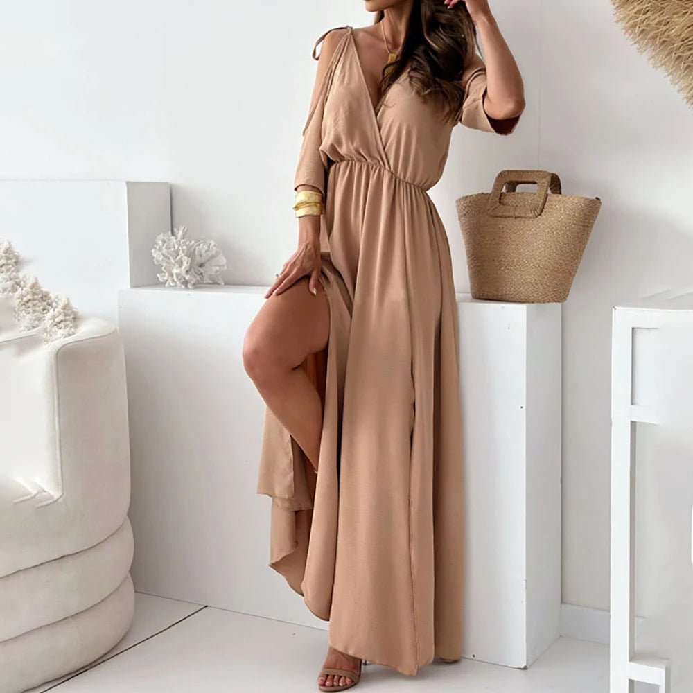 Sienna | Elegante jurk met zijsplit - bellanza