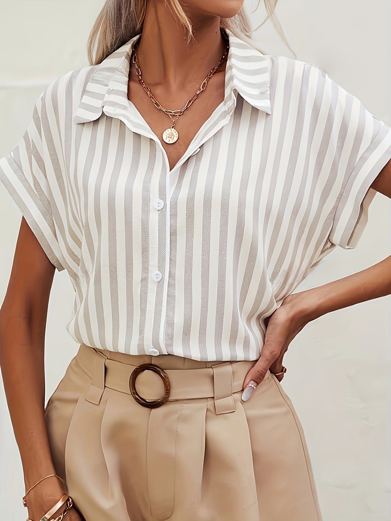 Sofie™ | Casual Gestreepte Zomerblouse - bellanza