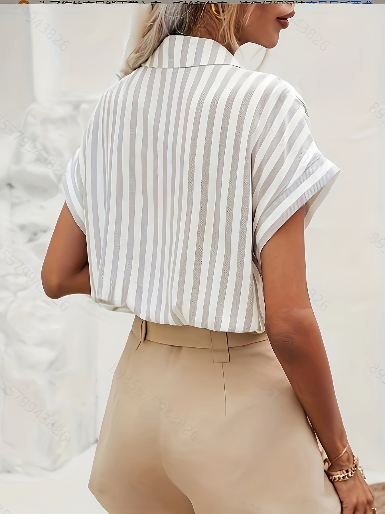 Sofie™ | Casual Gestreepte Zomerblouse - bellanza