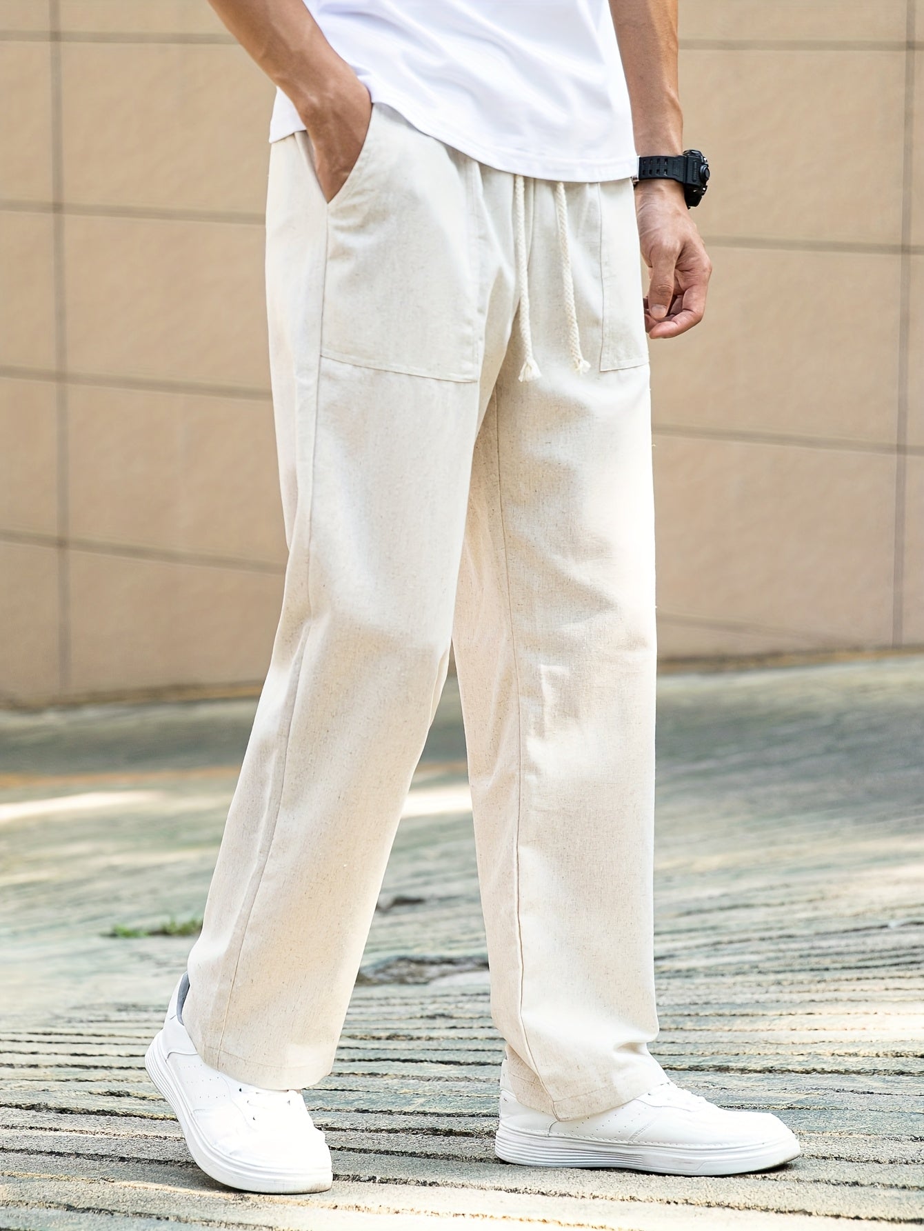 Sorentino Casual Linnen Zomerbroek - bellanza