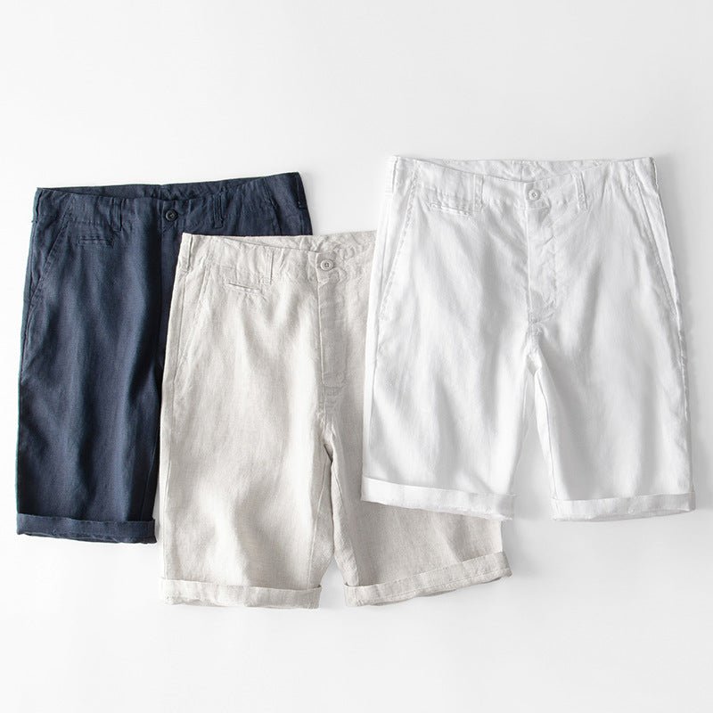 Sorrento - Linnen Tailored Shorts - bellanza