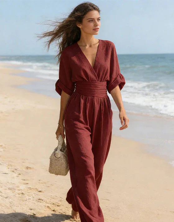 Élise | Elegante vloeiende jumpsuit