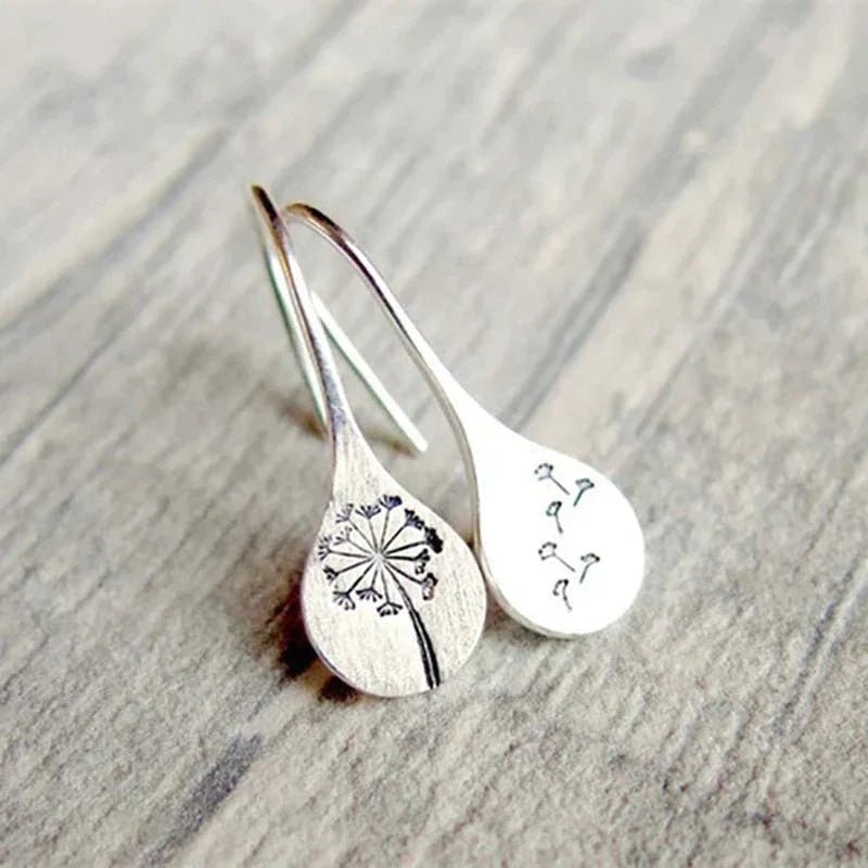 Sterling Zilver Paardenbloem Oorbellen - bellanza