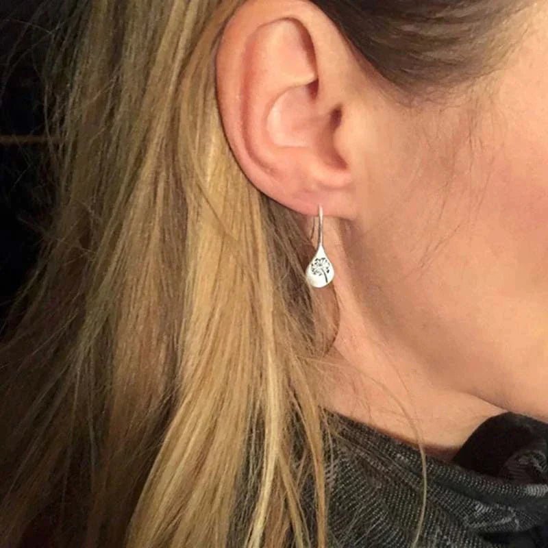 Sterling Zilver Paardenbloem Oorbellen - bellanza