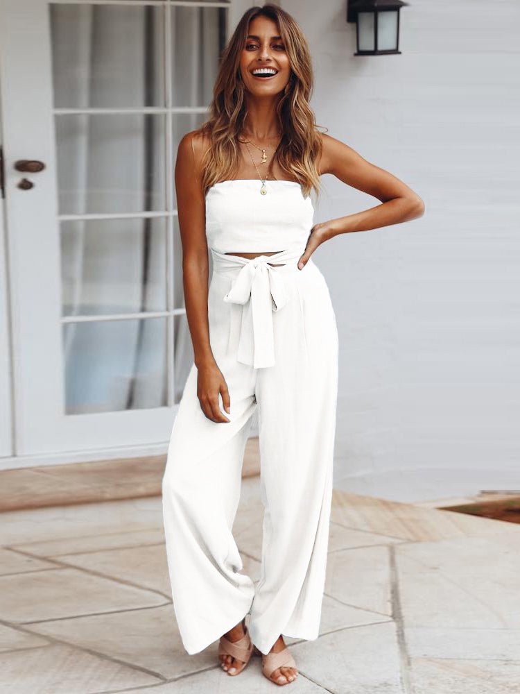 Stijlvolle Mouwloze Jumpsuit - bellanza