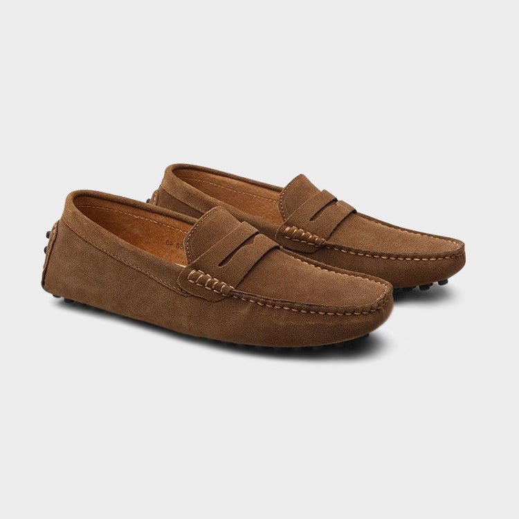 Suède Boot Loafers - bellanza