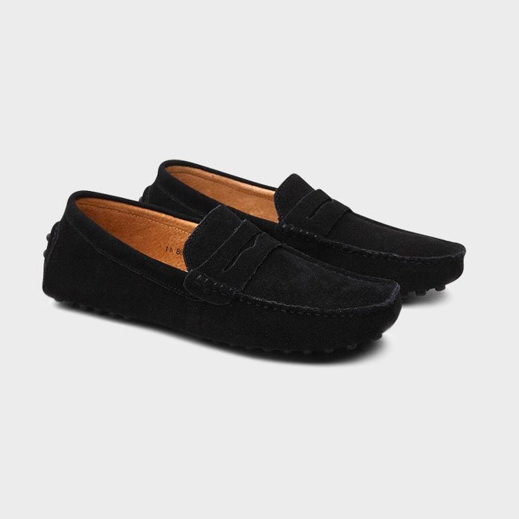 Suède Boot Loafers - bellanza
