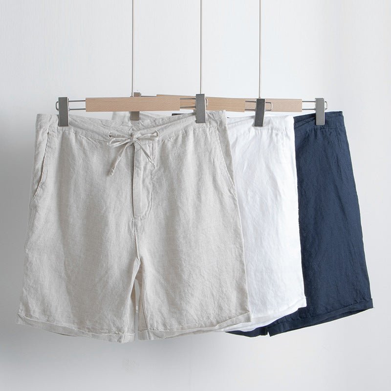 Sunseeker - Linnen Drawstring Shorts - bellanza