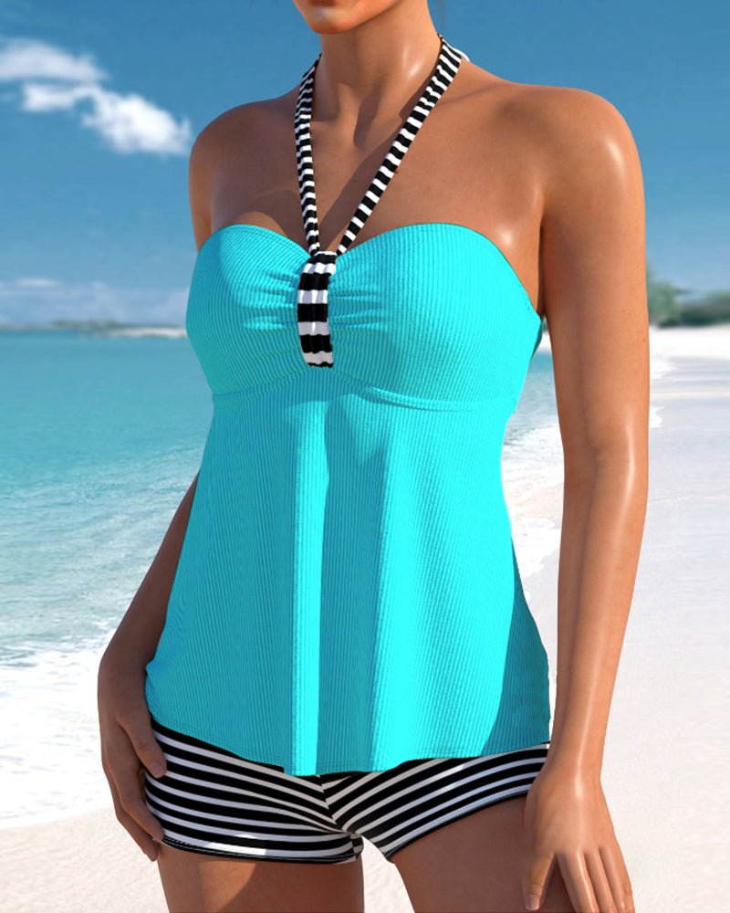 Tankini's met streepjes - bellanza