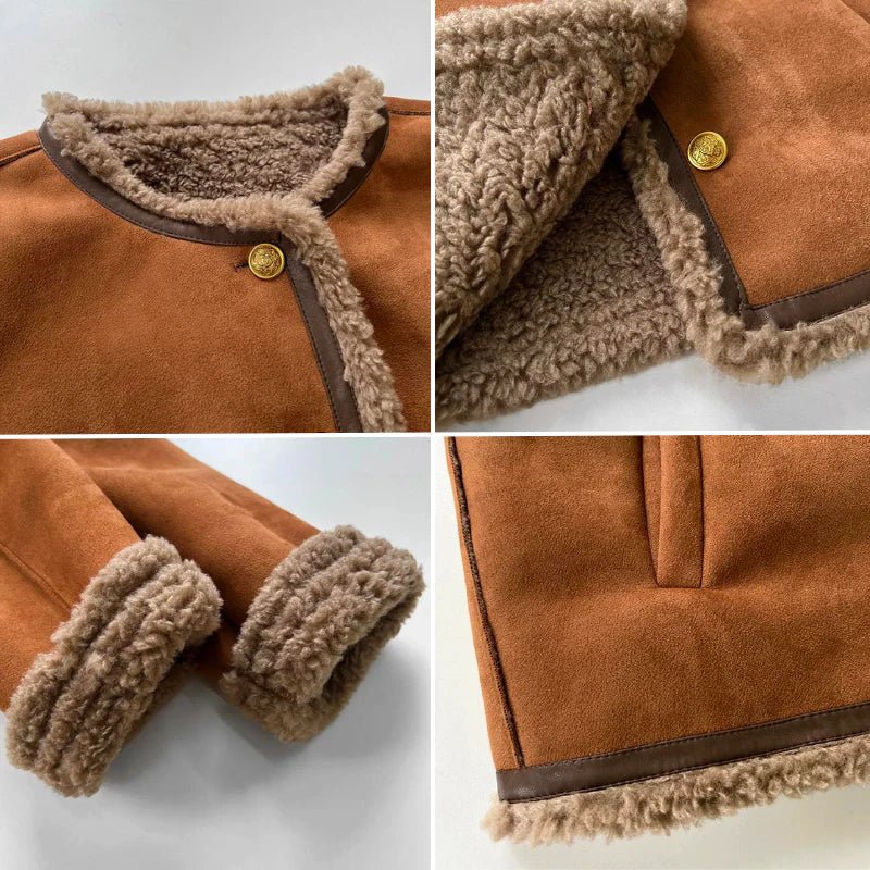 Terhild – Jas met Shearling - Beslag - Bellanza