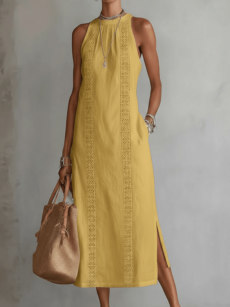 Tessa | Casual Dames Midi - jurk - Bellanza