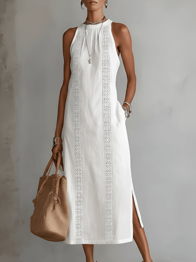 Tessa | Casual Dames Midi - jurk - Bellanza