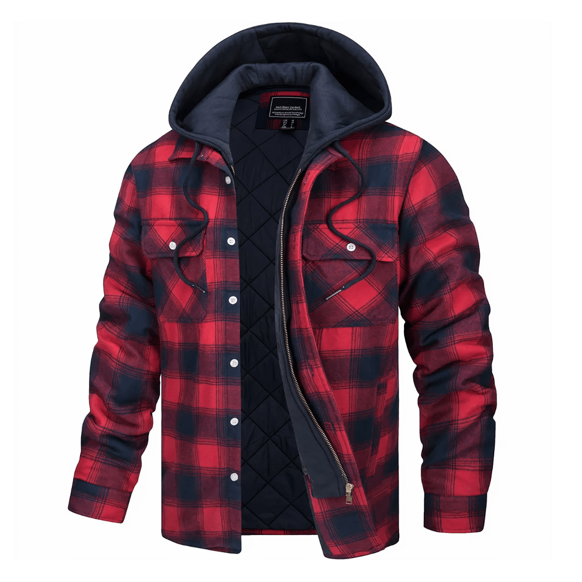 Tibor | Casual Herenvest met Afneembare Capuchon - Bellanza