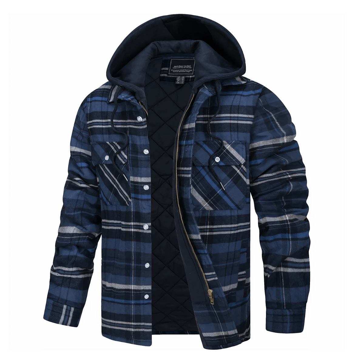 Tibor | Casual Herenvest met Afneembare Capuchon - Bellanza