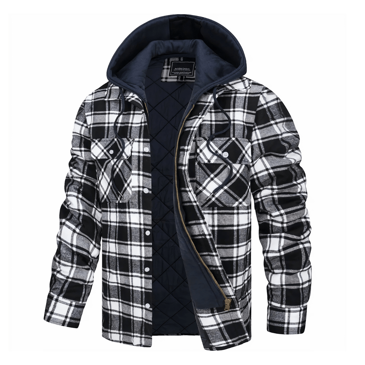 Tibor | Casual Herenvest met Afneembare Capuchon - Bellanza