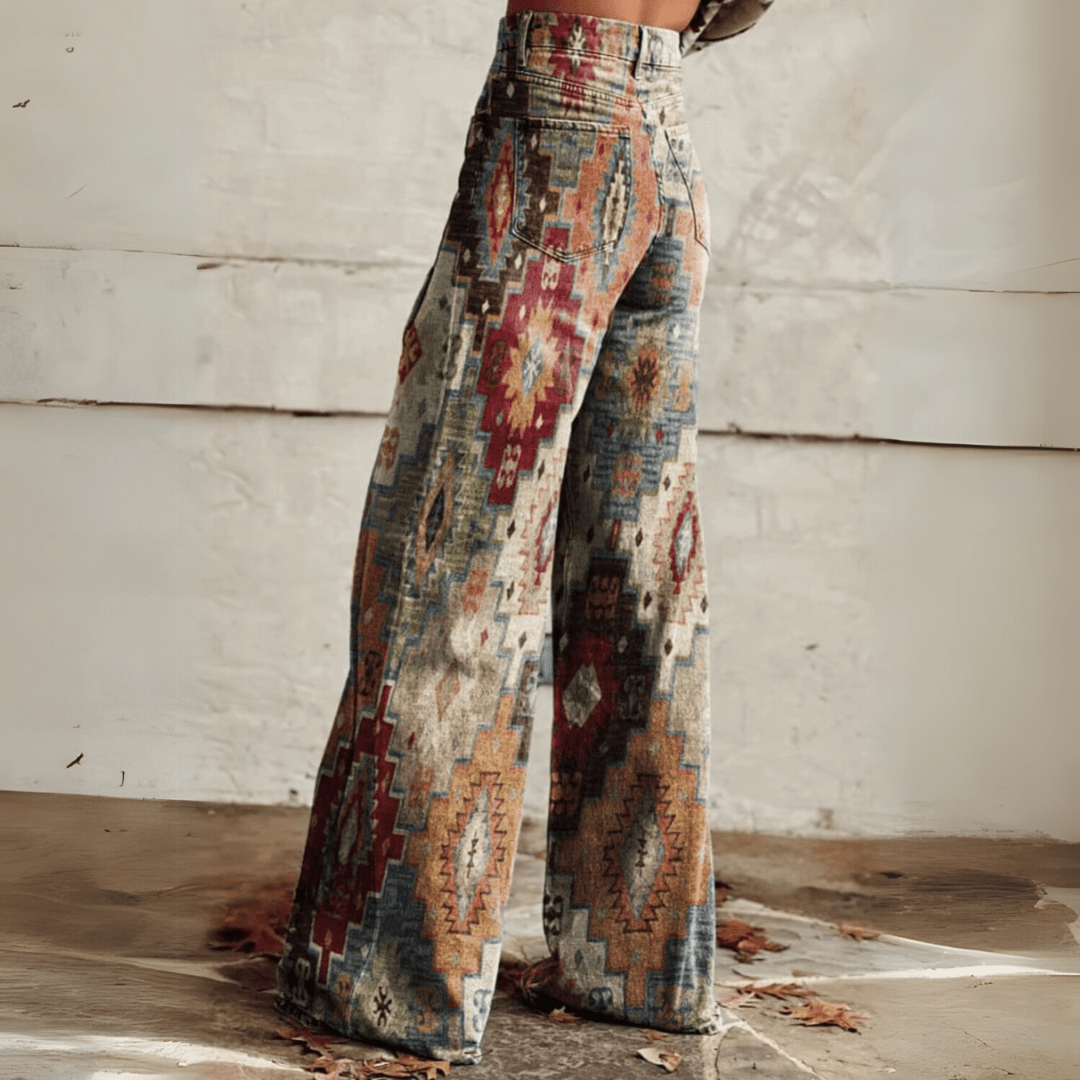 Trendy Boho Vintage Broek - bellanza