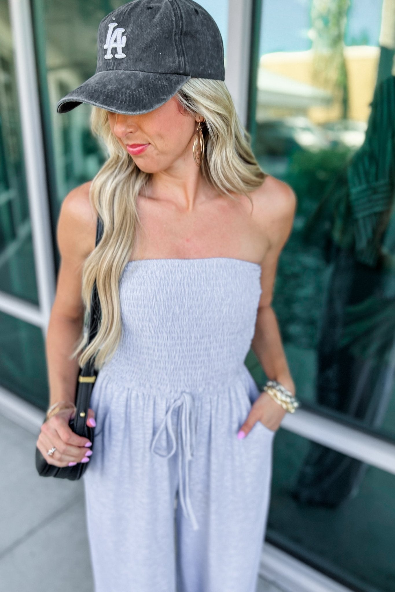 Trendy Off - Shoulder Jumpsuit - bellanza