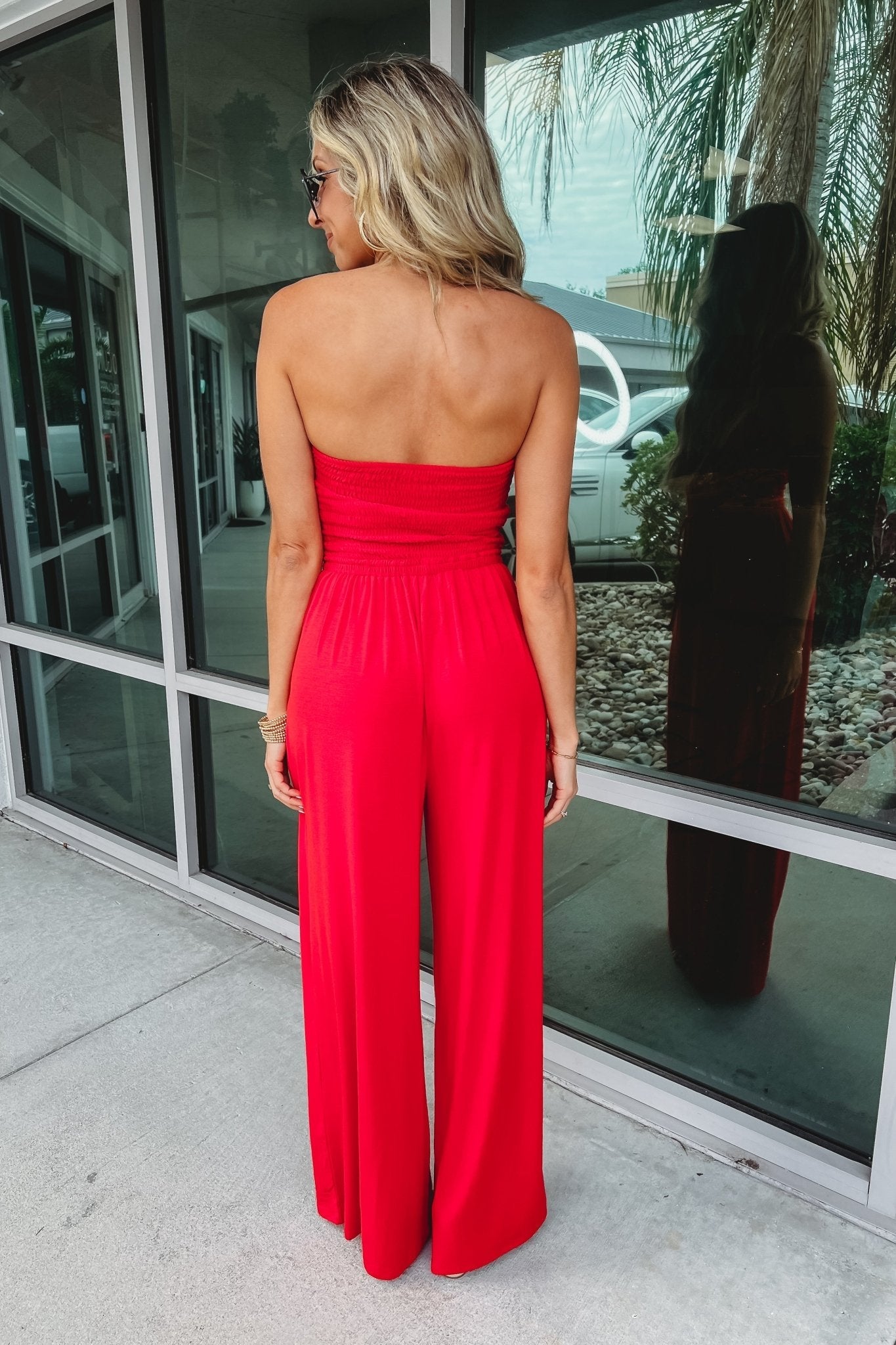 Trendy Off - Shoulder Jumpsuit - bellanza