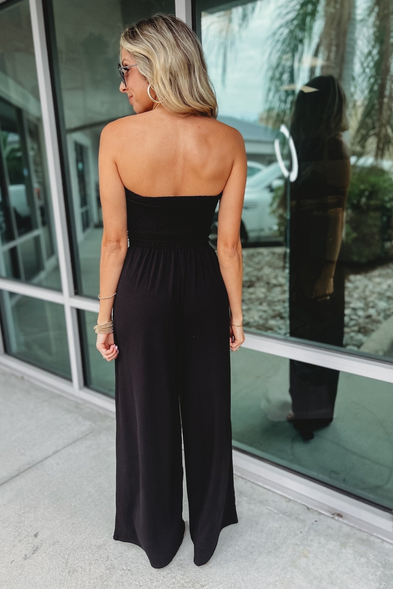 Trendy Off - Shoulder Jumpsuit - bellanza