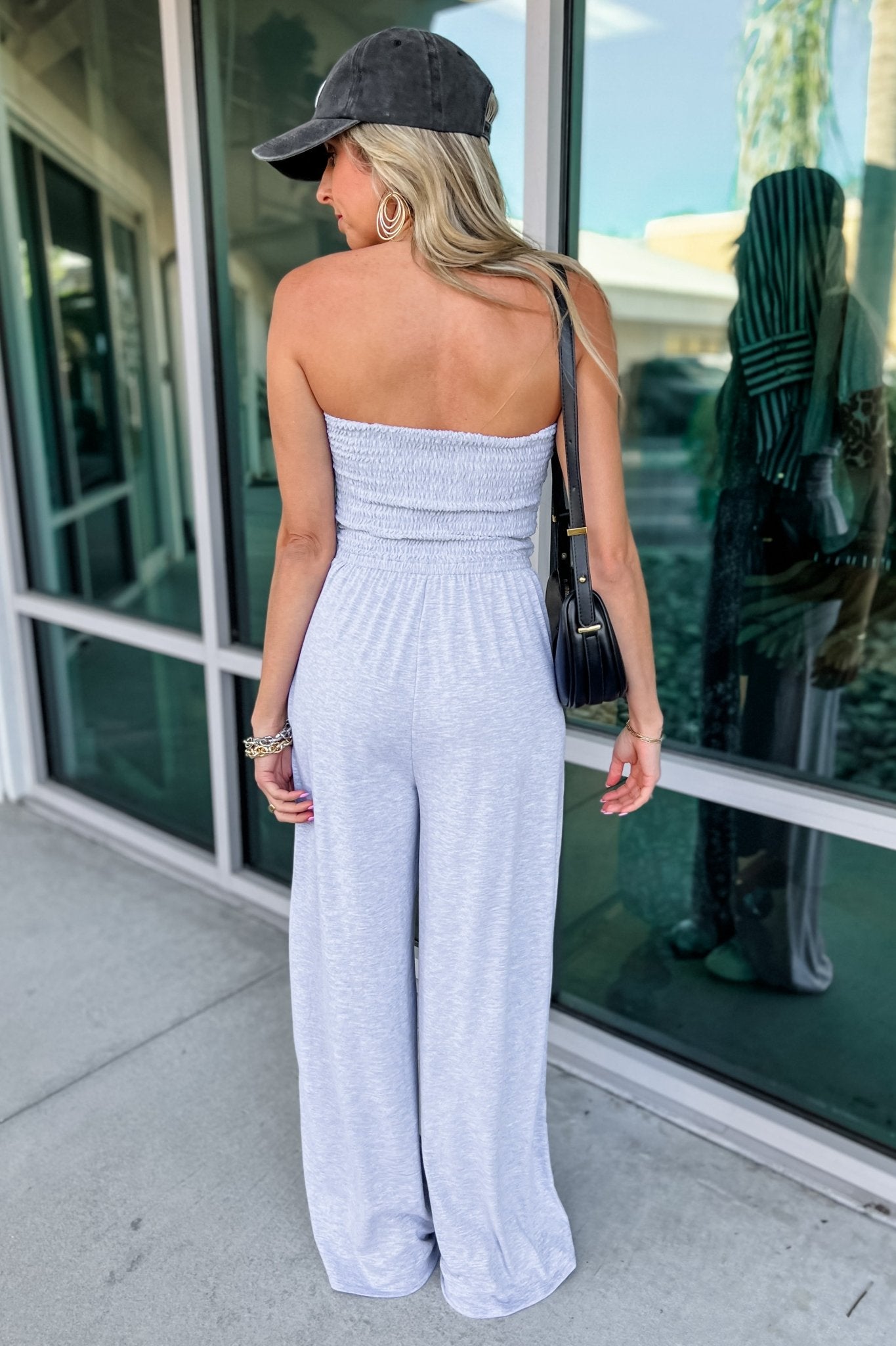 Trendy Off - Shoulder Jumpsuit - bellanza