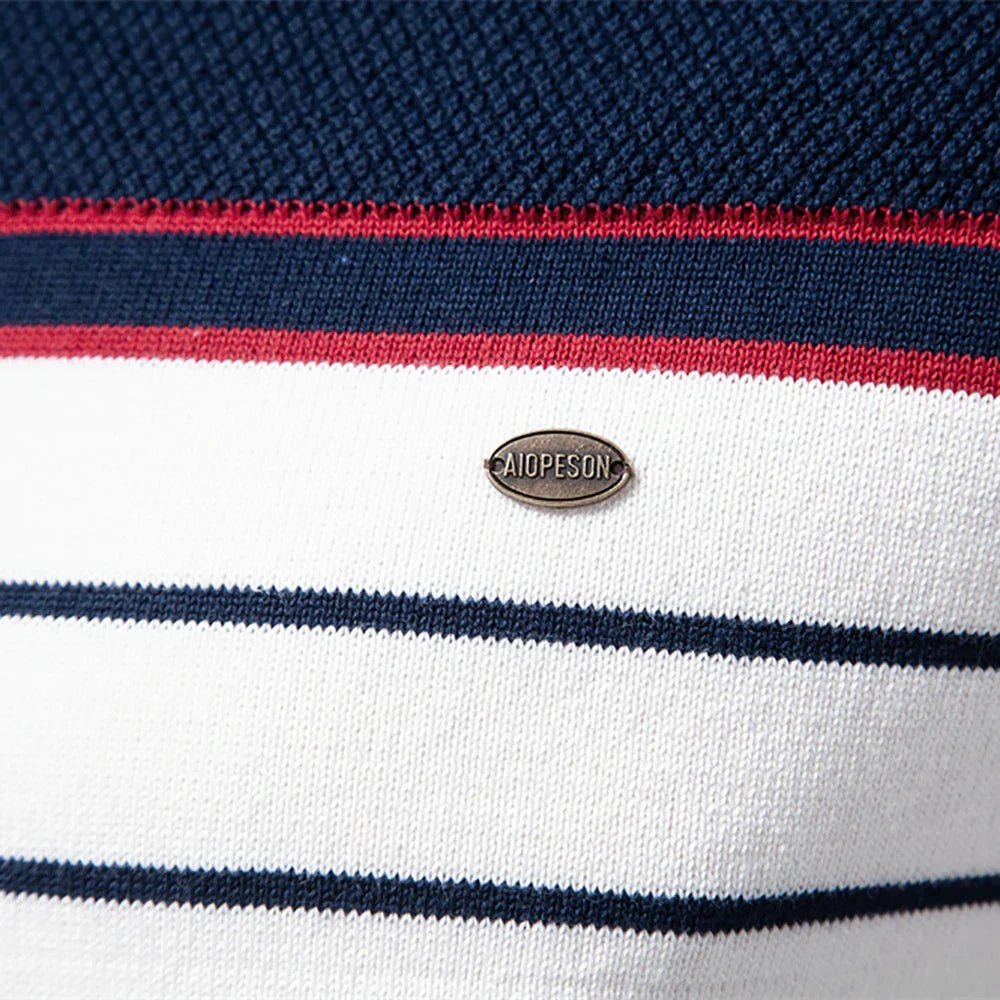 Van Tilburgh™| Heren Trui Met Streepdesign - bellanza