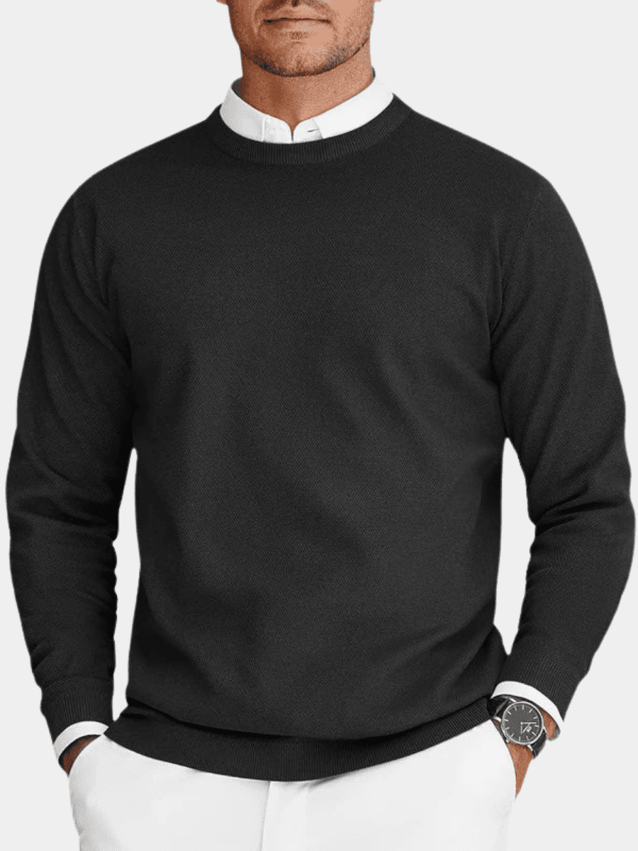 Vance | Gebreide trui met ronde hals - Bellanza