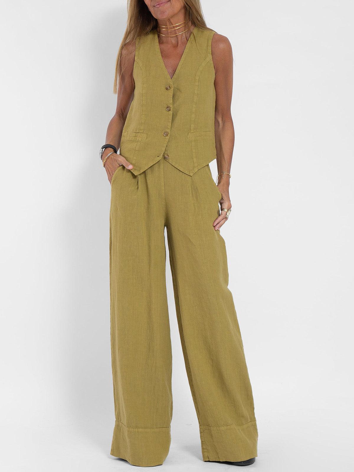 Vest & Broek Katoenen Vrijetijdspak - bellanza