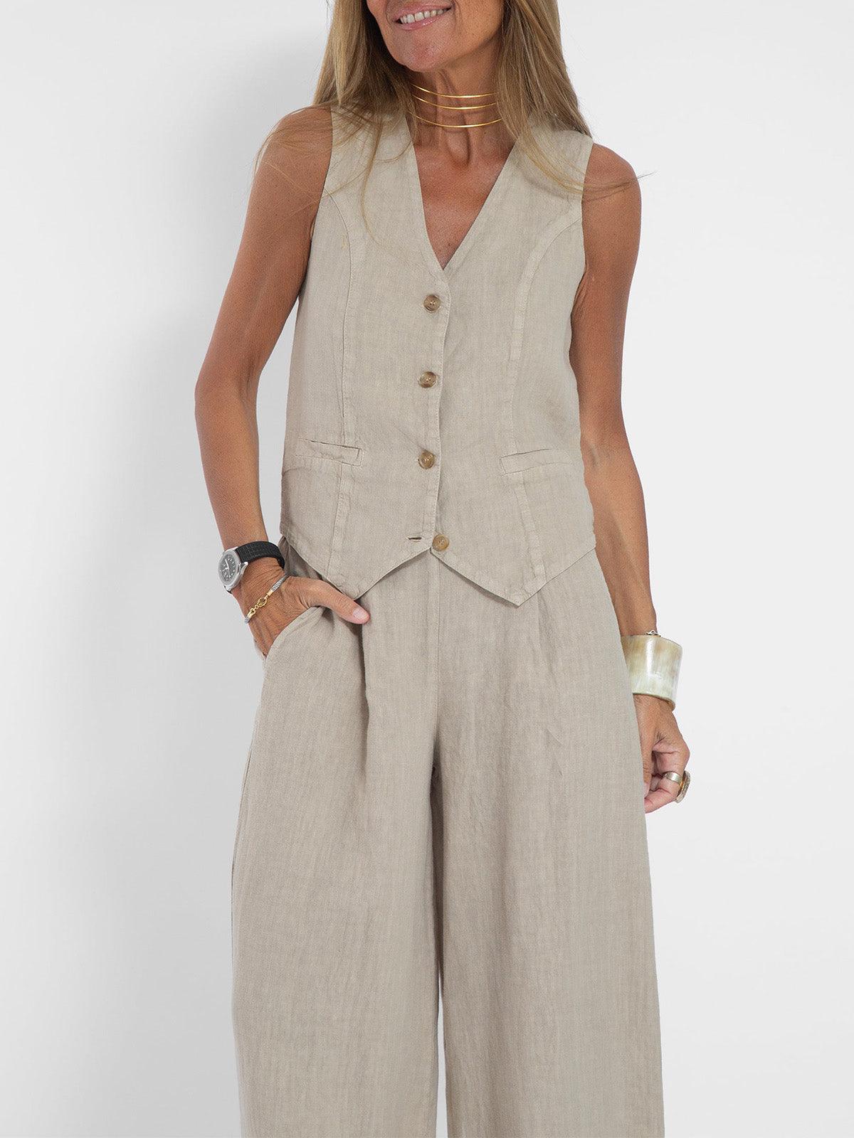 Vest & Broek Katoenen Vrijetijdspak - bellanza
