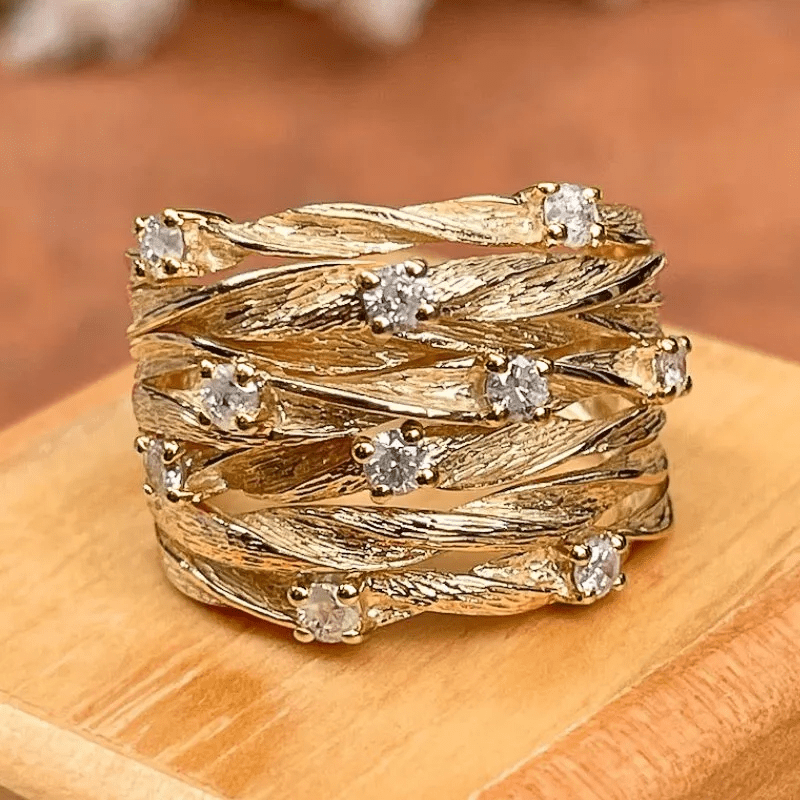 Vintage Gouden Ring - bellanza