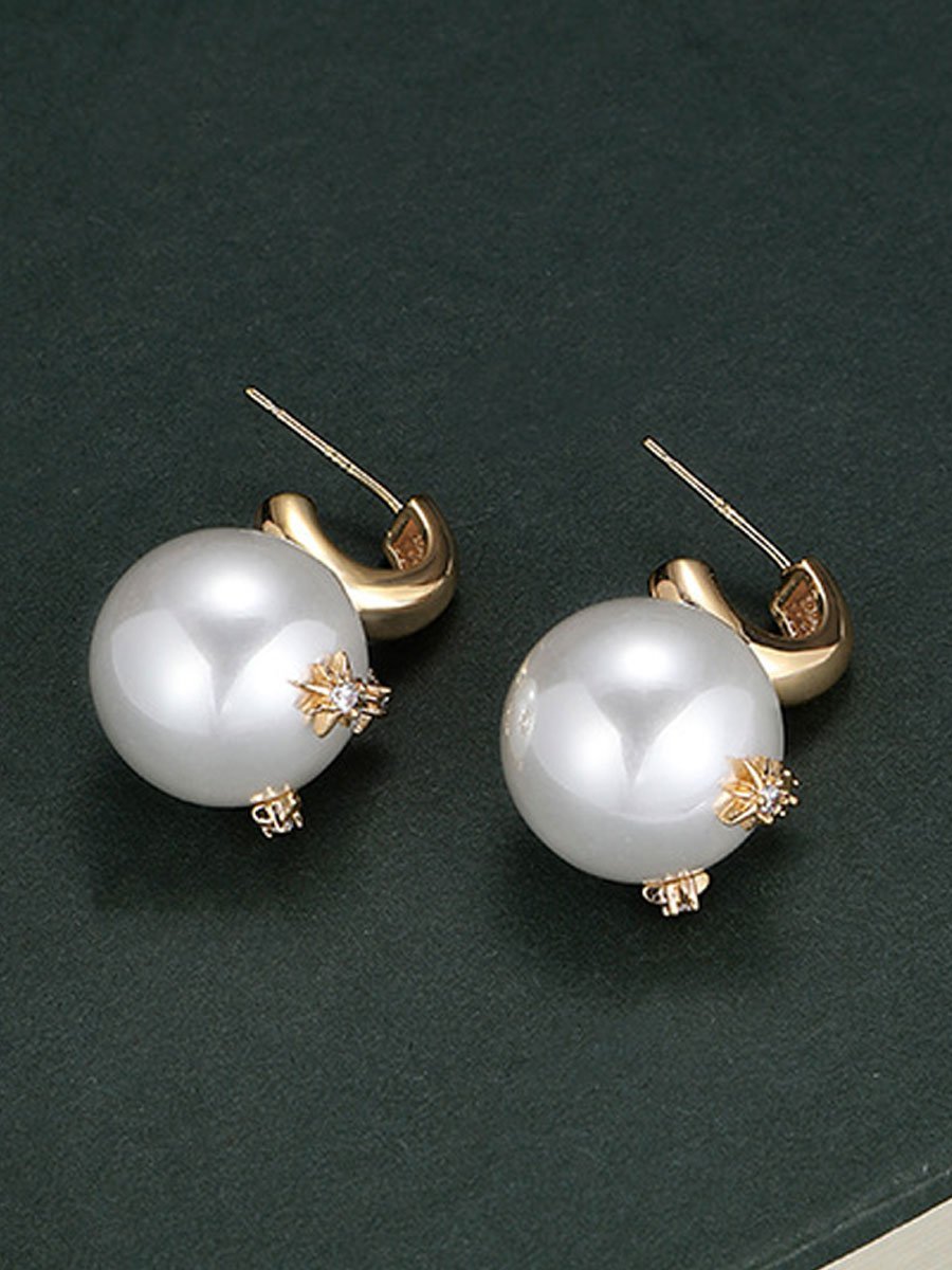 Vintage Parel Oorbellen - Bellanza
