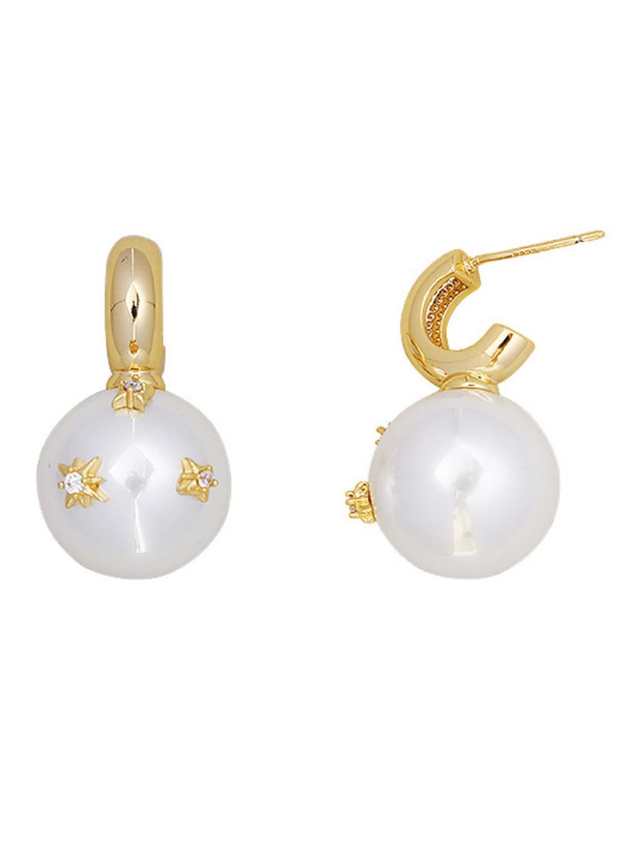 Vintage Parel Oorbellen - Bellanza