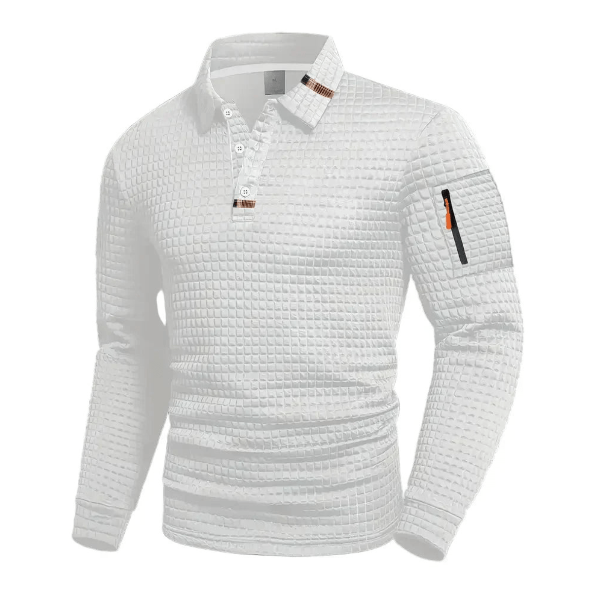 Willem | Premium button up poloshirt met handige zak op de mouw - Bellanza