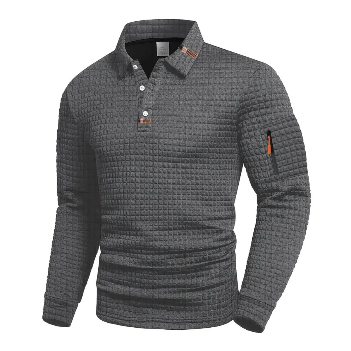 Willem | Premium button up poloshirt met handige zak op de mouw - Bellanza