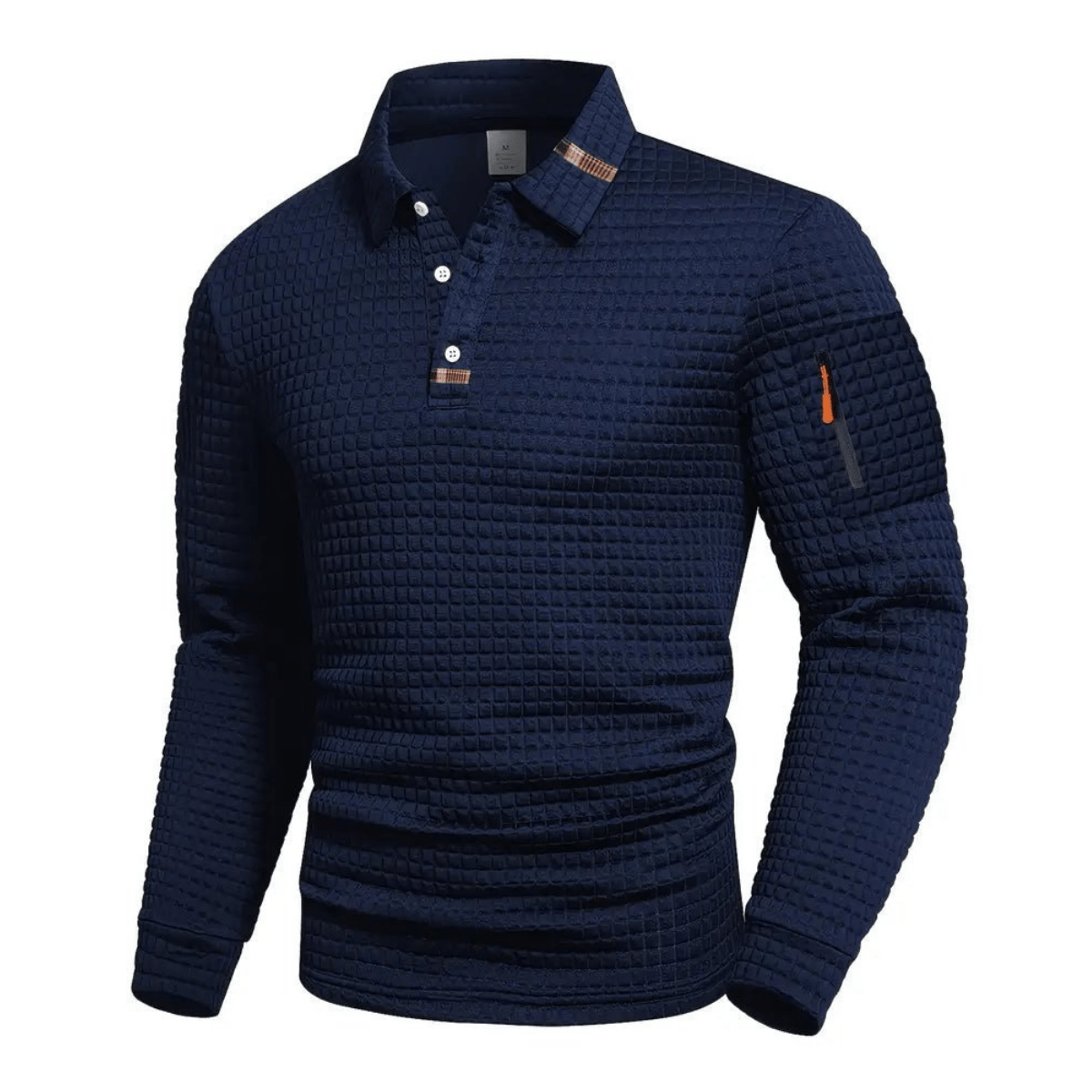 Willem | Premium button up poloshirt met handige zak op de mouw - Bellanza