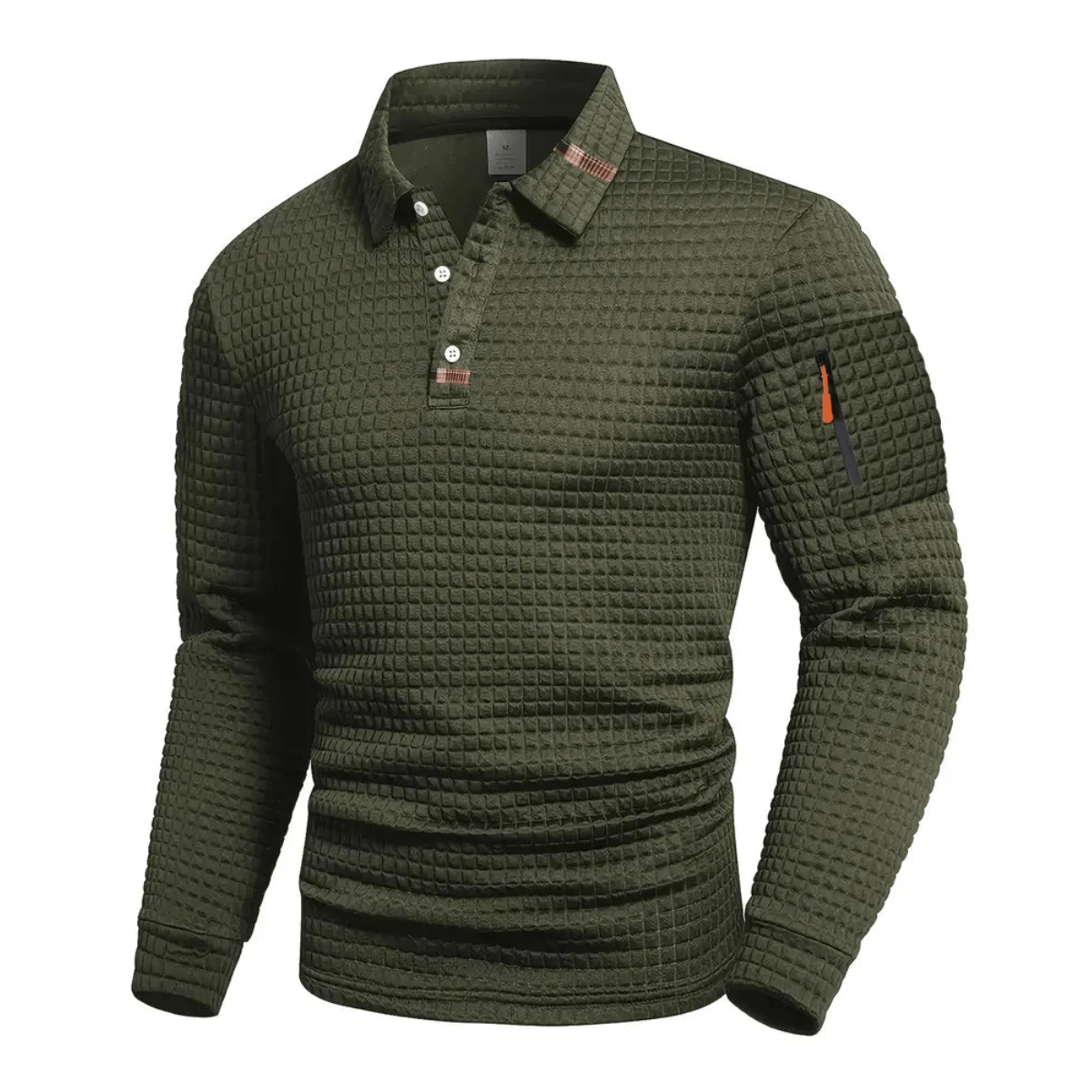Willem | Premium button up poloshirt met handige zak op de mouw - Bellanza