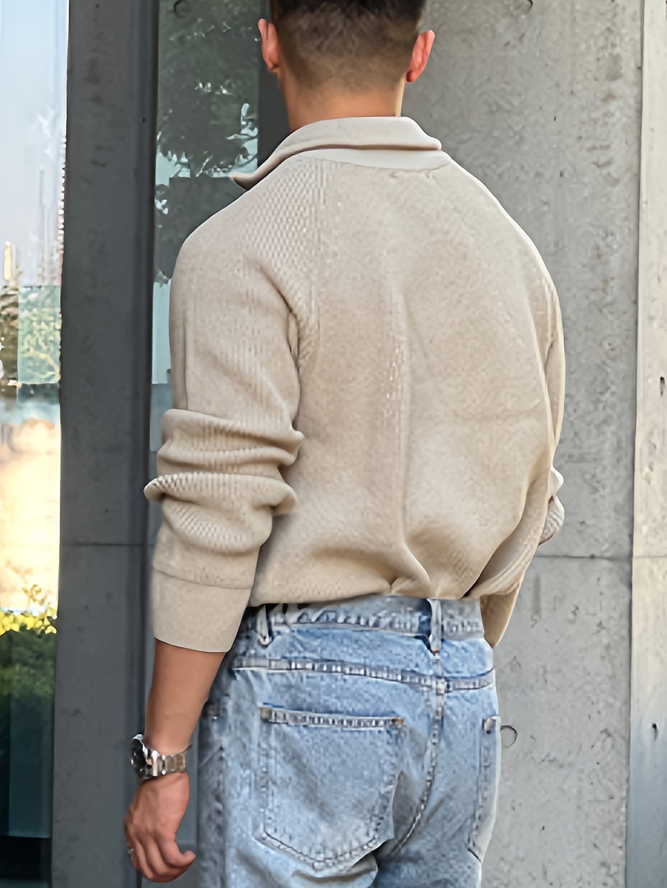 Zipper heren sweater - bellanza