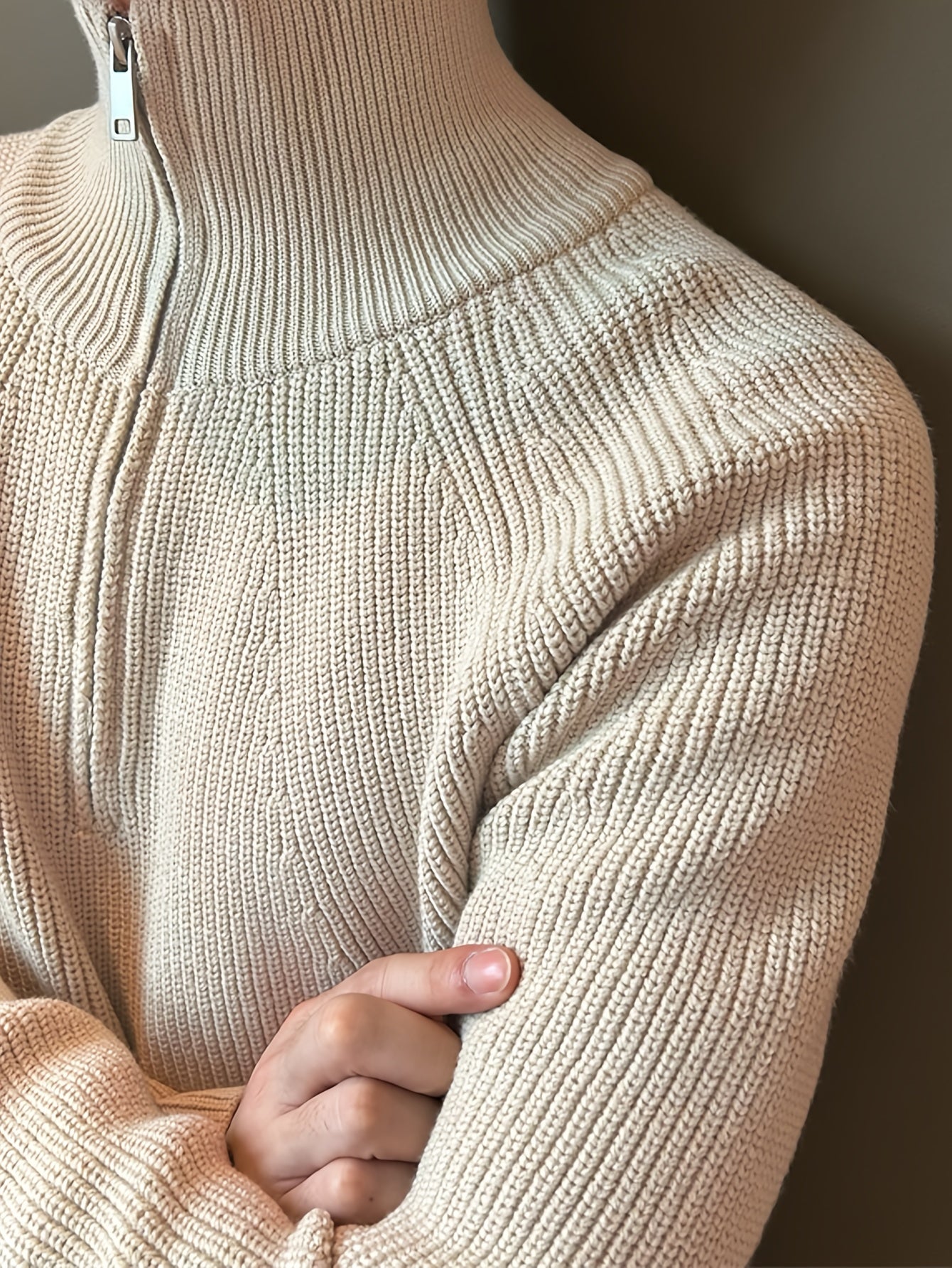 Zipper heren sweater - bellanza