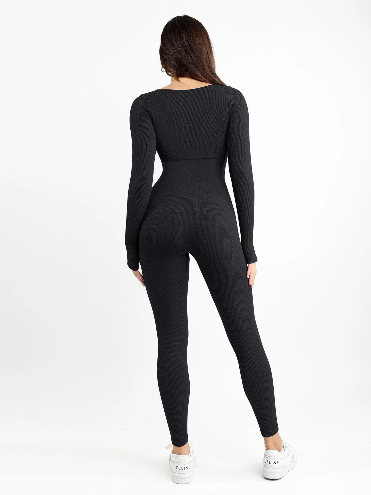 AMI® - Long Sleeve Jumpsuit - bellanza