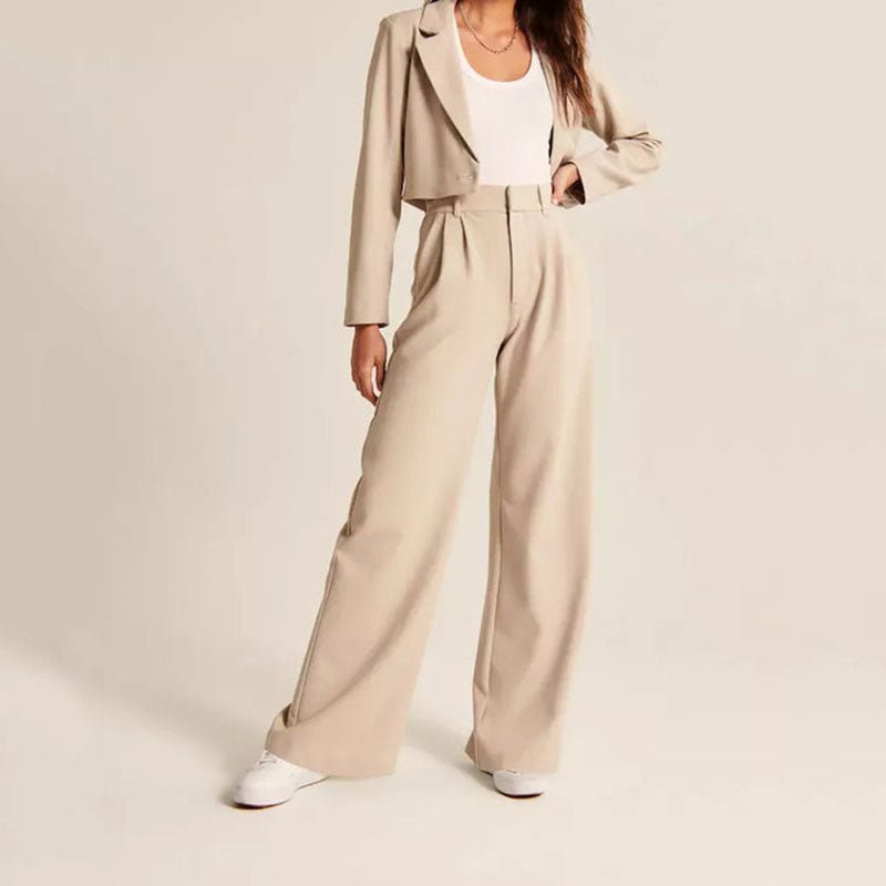 REECE - Dames Pantalon Met Wijde Pijpen - bellanza