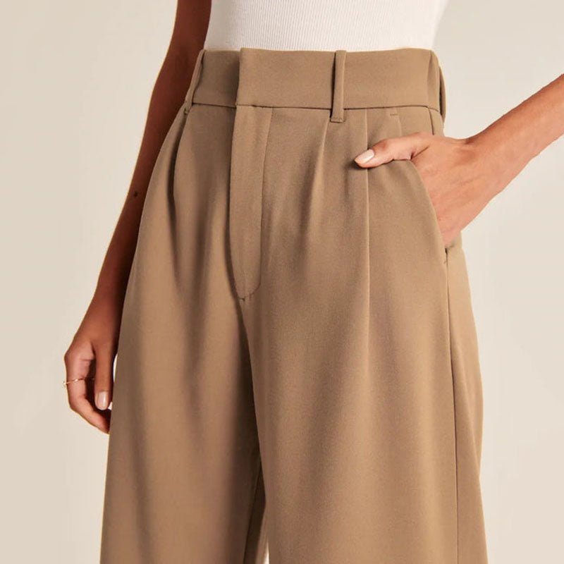 REECE - Dames Pantalon Met Wijde Pijpen - bellanza
