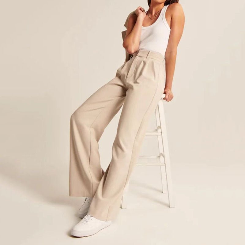REECE - Dames Pantalon Met Wijde Pijpen - bellanza