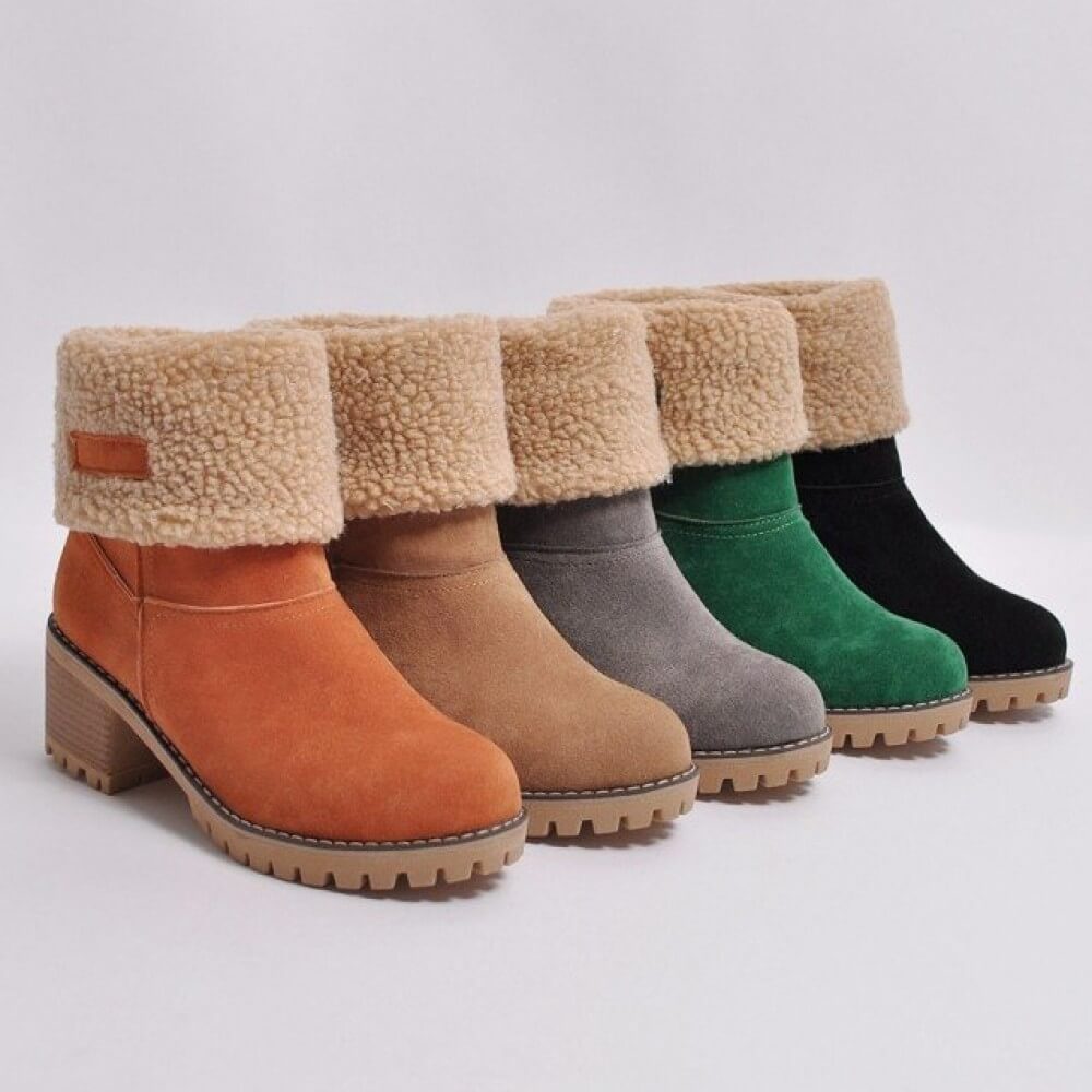 Womens Fashion | Vouwbare Zachte Waterdichte Laarzen - bellanza