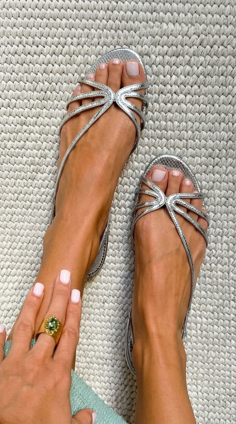 Emilia – Gouden Zomer Elegantie Sandalen