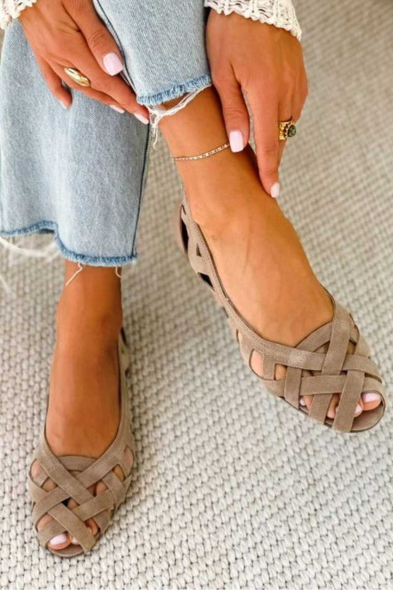 Helena – Geweven Zomersandalen