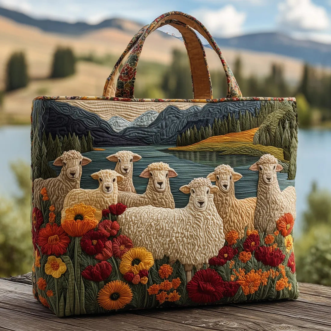 Ovejas - Gevoerde Feestelijke Tote Bag