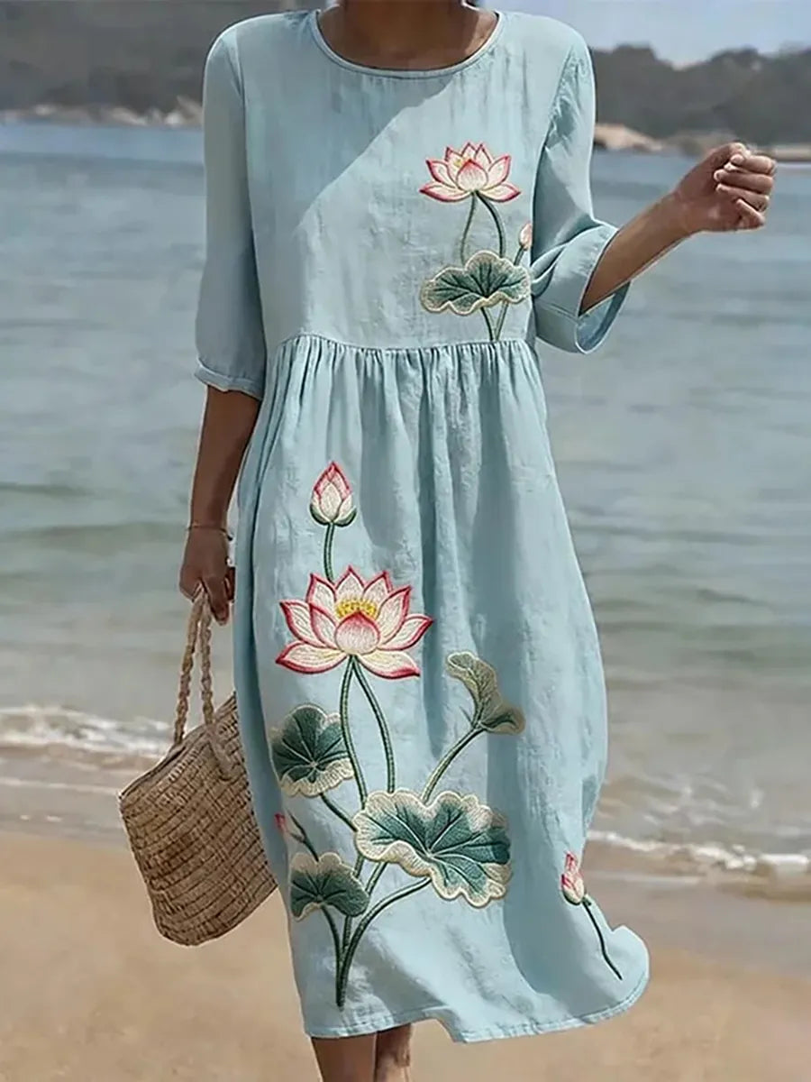 Rachel - Elegante Bloemenjurk