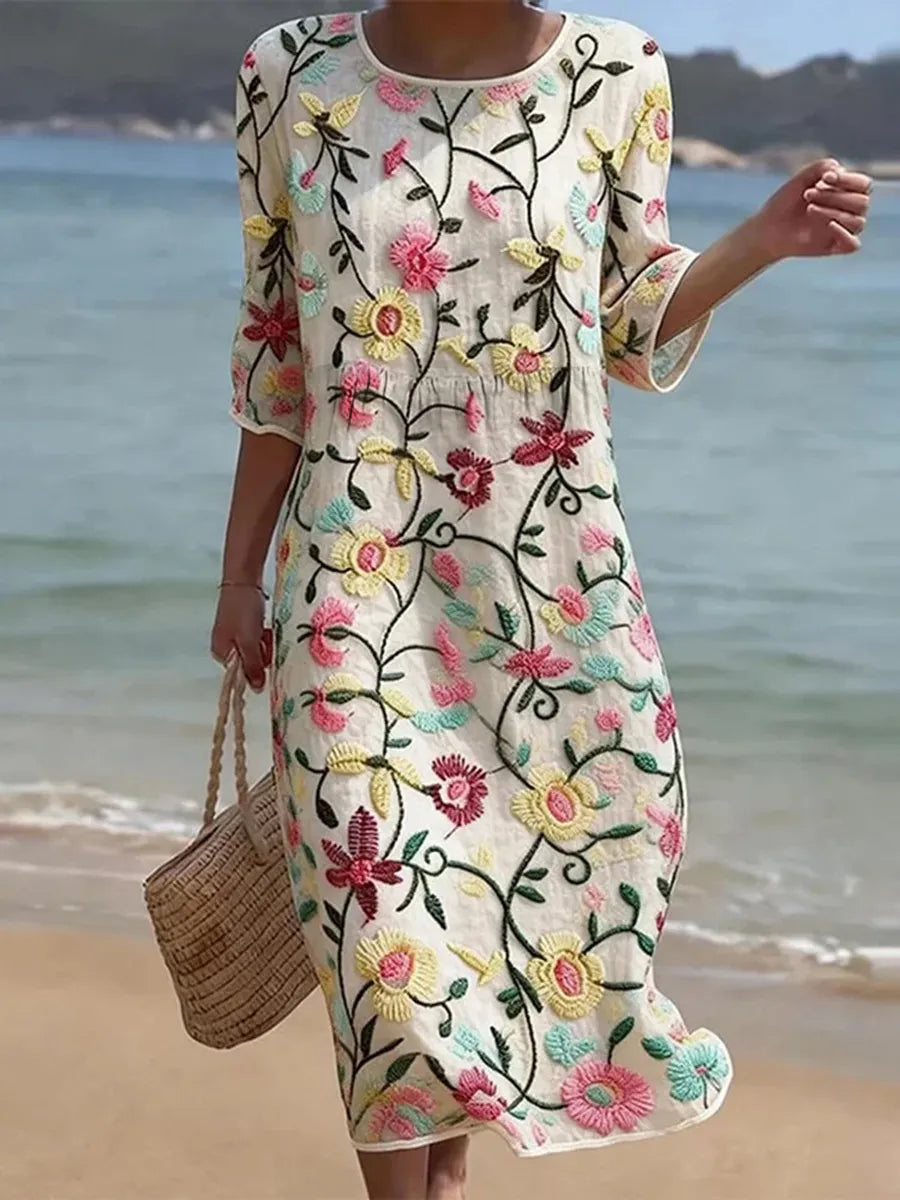 Rebecca - Elegante Bloemenjurk