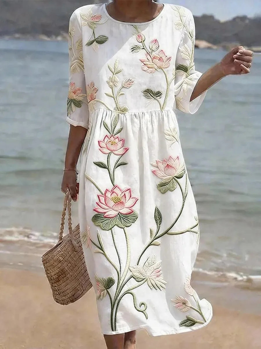 Kayla - Elegante Bloemenjurk