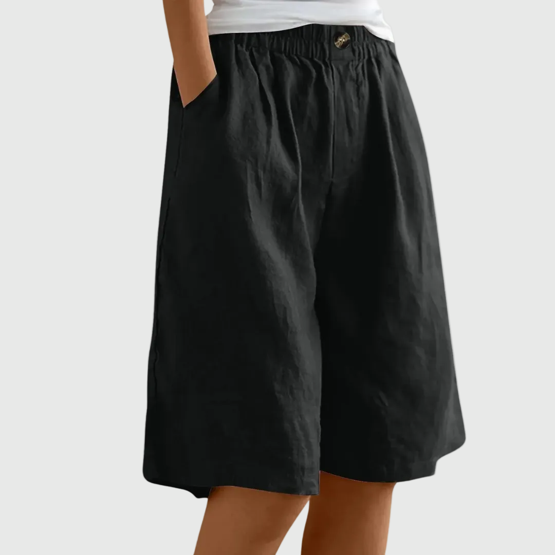 Indy | Elegante korte broek met relaxte pasvorm
