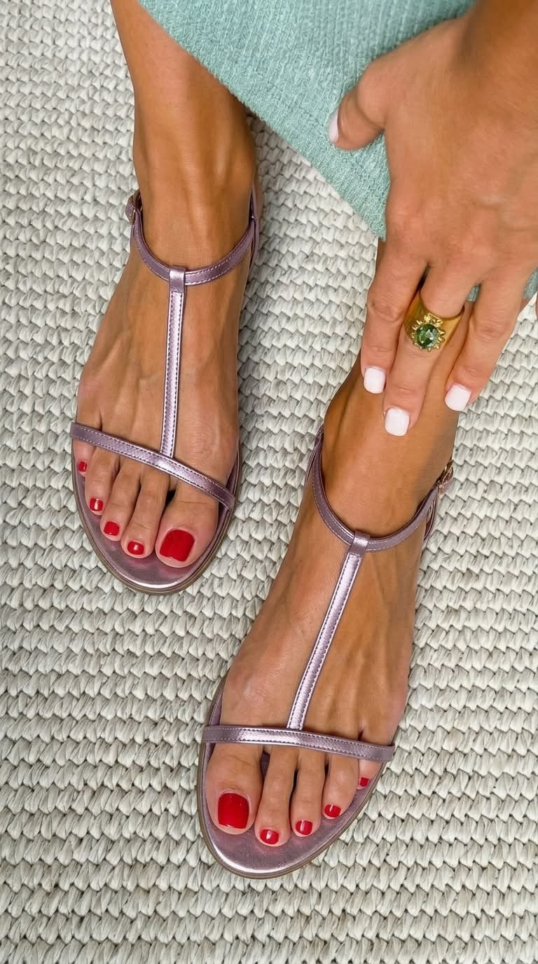 Eloise – Gouden Lente Sandalen